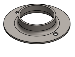 Picture of #FF2502 - STEEL 2 1/2" TUBE FLAT FLANGE