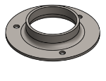 Picture of #FF2503 - STEEL 2 1/2" TUBE FLAT FLANGE