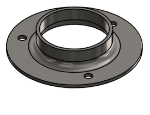 Picture of #FF2503-SS - STAINLESS STEEL 2 1/2" TUBE FLAT FLANGE