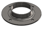 Picture of #FF2504-SS - STAINLESS STEEL 2 1/2" TUBE FLAT FLANGE