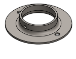 Picture of #FF2506 - STEEL 2 1/2" TUBE FLAT FLANGE