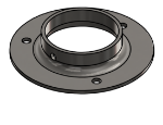 Picture of #FF2507-SS - STAINLESS STEEL 2 1/2" TUBE FLAT FLANGE