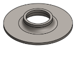 Picture of #FF1320 - STEEL 1" PIPE FLAT FLANGE