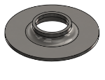 Picture of #FF1320-SS - STAINLESS STEEL 1" PIPE FLAT FLANGE