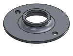 Picture of #FF1322-AL - ALUMINUM 1" PIPE FLAT FLANGE