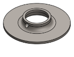 Picture of #FF1325 - STEEL 1" PIPE FLAT FLANGE
