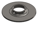 Picture of #FF1325-SS - STAINLESS STEEL 1" PIPE FLAT FLANGE