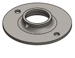 Picture of #FF1326 - STEEL 1" PIPE FLAT FLANGE