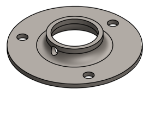 Picture of #FF1327 - STEEL 1" PIPE FLAT FLANGE