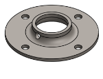 Picture of #FF1328 - STEEL 1" PIPE FLAT FLANGE