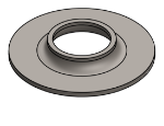 Picture of #FF1500 - STEEL 1 1/2" TUBE FLAT FLANGE