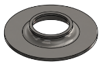Picture of #FF1500-SS - STAINLESS STEEL 1-1/2" TUBE FLAT FLANGE
