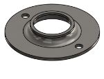 Picture of #FF1502-SS - STAINLESS STEEL 1 1/2" TUBE FLAT FLANGE