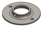 Picture of #FF1506 - STEEL 1 1/2" TUBE FLAT FLANGE