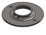 Picture of #FF1506-SS - STAINLESS STEEL 1 1/2" TUBE FLAT FLANGE