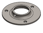 Picture of #FF1507 - STEEL 1 1/2" TUBE FLAT FLANGE
