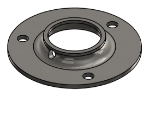 Picture of #FF1507-SS - STAINLESS STEEL 1 1/2" TUBE FLAT FLANGE