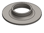Picture of #FF1660 - STEEL 1 1/4" PIPE FLAT FLANGE