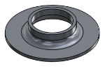 Picture of #FF1660-AL - ALUMINUM 1 1/4" PIPE FLAT FLANGE