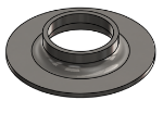 Picture of #FF1660-SS - STAINLESS STEEL 1 1/4" PIPE FLAT FLANGE