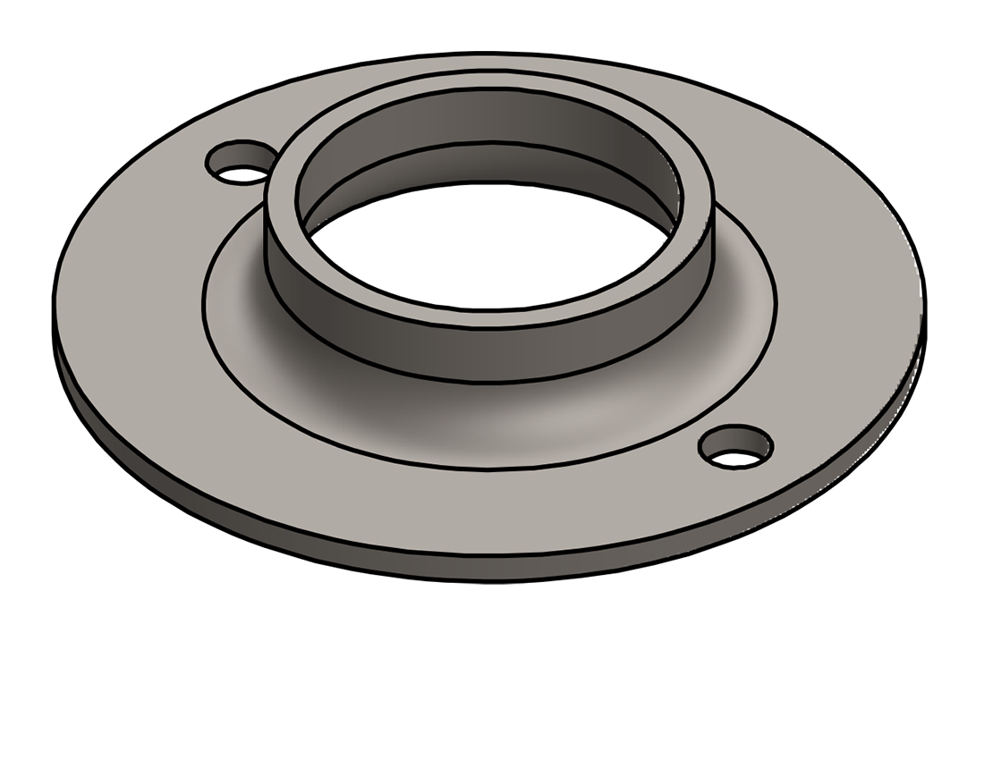 Picture of #FF1662 - STEEL 1 1/4" PIPE FLAT FLANGE