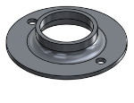 Picture of #FF1662-AL - ALUMINUM 1 1/4" PIPE FLAT FLANGE