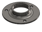 Picture of #FF1663-SS - STAINLESS STEEL 1 1/4" PIPE FLAT FLANGE