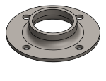 Picture of #FF1664 - STEEL 1 1/4" PIPE FLAT FLANGE