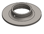 Picture of #FF1665 - STEEL 1-1/4" PIPE FLAT FLANGE