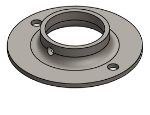 Picture of #FF1666 - STEEL 1-1/4" PIPE FLAT FLANGE