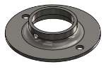 Picture of #FF1666-SS - STAINLESS STEEL 1 1/4" PIPE FLAT FLANGE