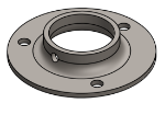Picture of #FF1667 - STEEL 1-1/4" PIPE FLAT FLANGE
