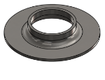 Picture of #FF1900-SS - STAINLESS STEEL 1 1/2" PIPE FLAT FLANGE