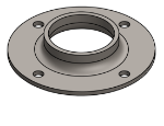 Picture of #FF1904 - STEEL 1 1/2" PIPE FLAT FLANGE