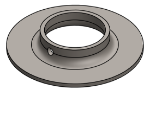 Picture of #FF1905 - STEEL 1 1/2" PIPE FLAT FLANGE