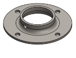 Picture of #FF1908 - STEEL 1 1/2" PIPE FLAT FLANGE