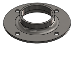 Picture of #FF2004-SS - STAINLESS STEEL 2" TUBE FLAT FLANGE