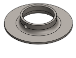 Picture of #FF2005 - STEEL 2" TUBE FLAT FLANGE