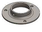 Picture of #FF2007 - STEEL 2" TUBE FLAT FLANGE