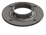Picture of #FF2008-SS - STAINLESS STEEL 2" TUBE FLAT FLANGE