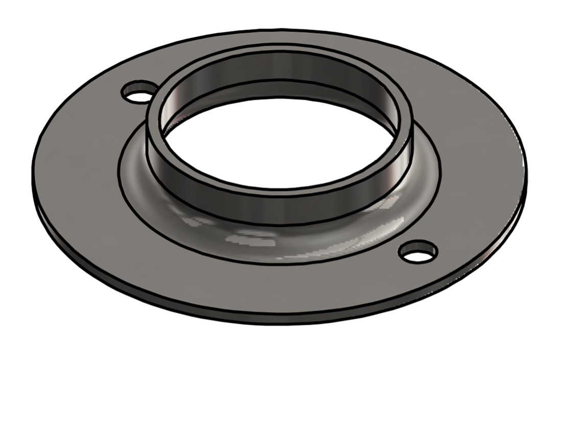 Picture of #FF2382-SS - STAINLESS STEEL 2" PIPE FLAT FLANGE