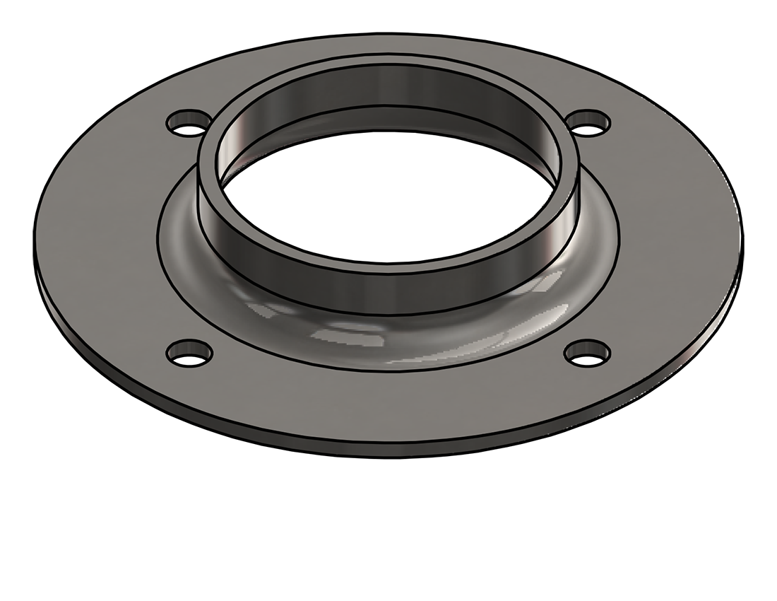 Picture of #FF2384-SS - STAINLESS STEEL 2" PIPE FLAT FLANGE