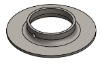 Picture of #FF2385 - STEEL 2" PIPE FLAT FLANGE