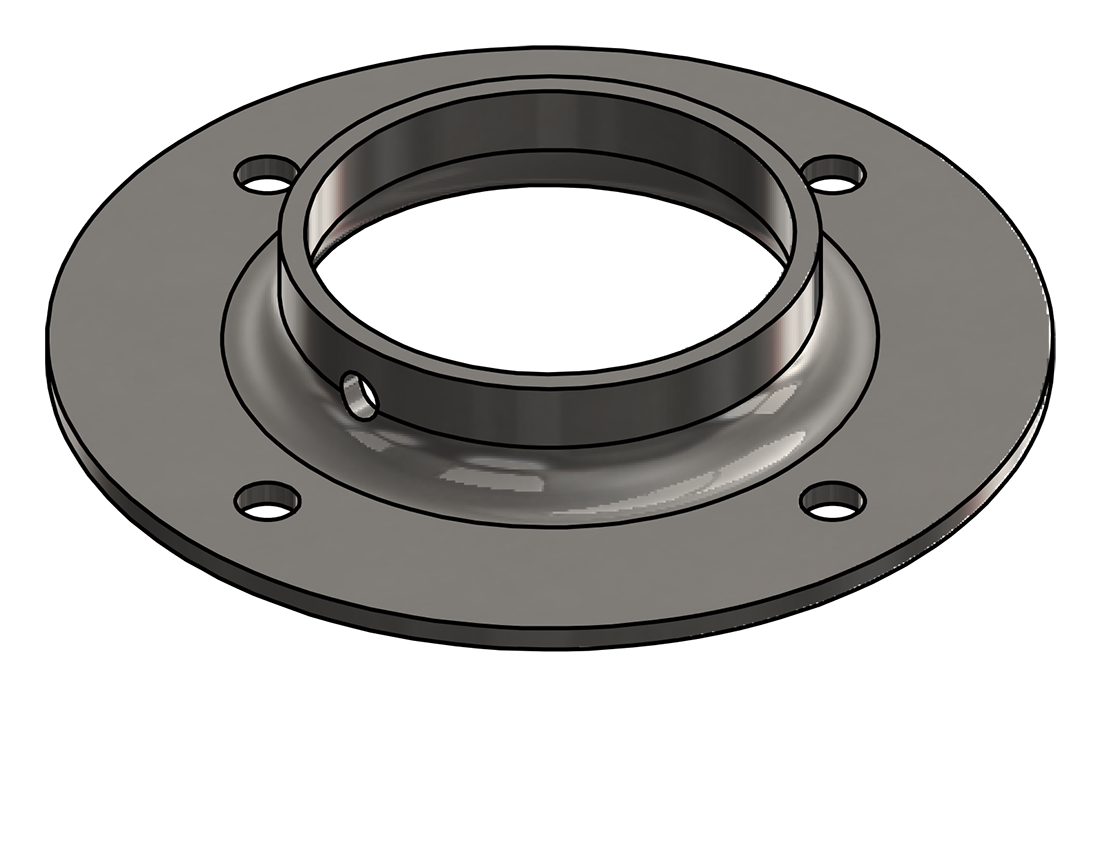 Picture of #FF2388-SS - STAINLESS STEEL 2" PIPE FLAT FLANGE