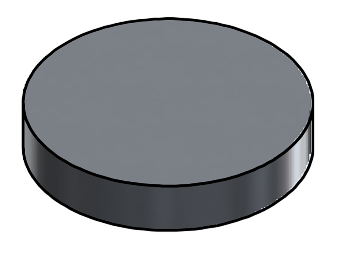 Picture of #9201 - ALUMINUM 1" DIA. DISK