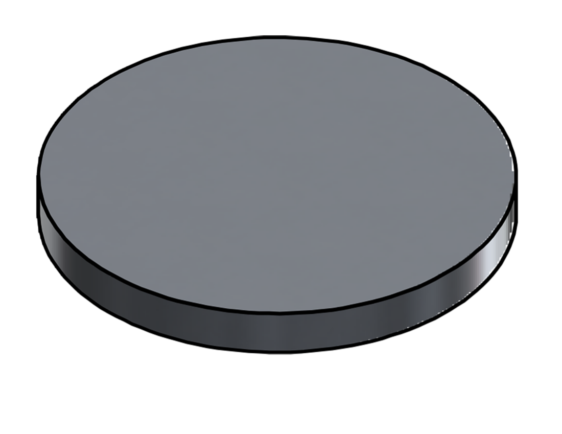 Picture of #9206 - ALUMINUM 1.25" DIA. DISK