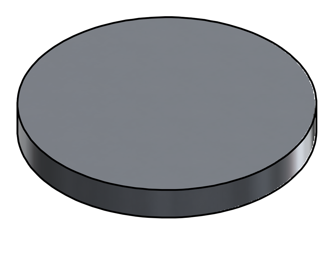 Picture of #9219 - ALUMINUM 1.66" DIA. DISK