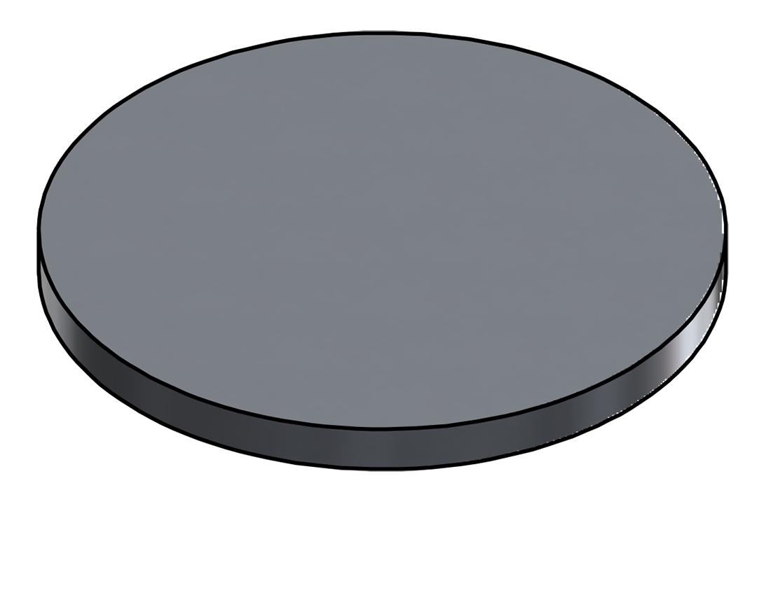 Picture of #9220 - ALUMINUM 1.75" DIA. DISK