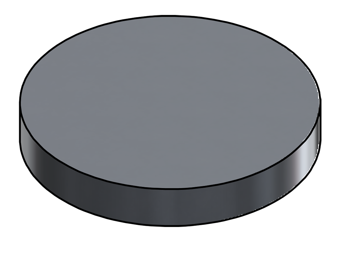 Picture of #9222 - ALUMINUM 1.625" DIA. DISK