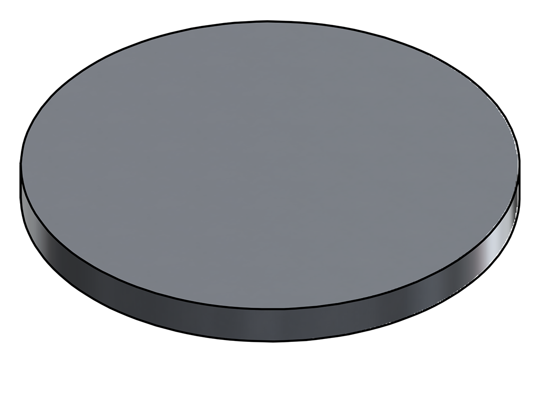 Picture of #9230 - ALUMINUM 2.375" DIA. DISK